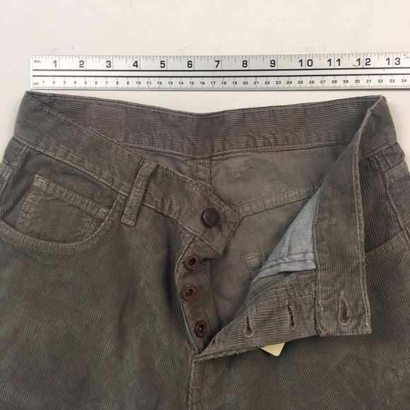Taylor Stitch Tin Corduroy Jeans Sz 30 Grey A5318 - Picture 5 of 8